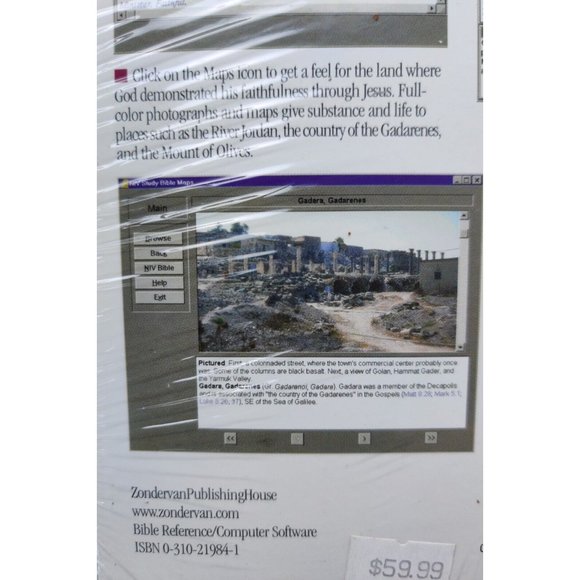 NIV STUDY BIBLE BASIC LIBRARY FOR WINDOWS NOS Brand New - Picture 11 of 11